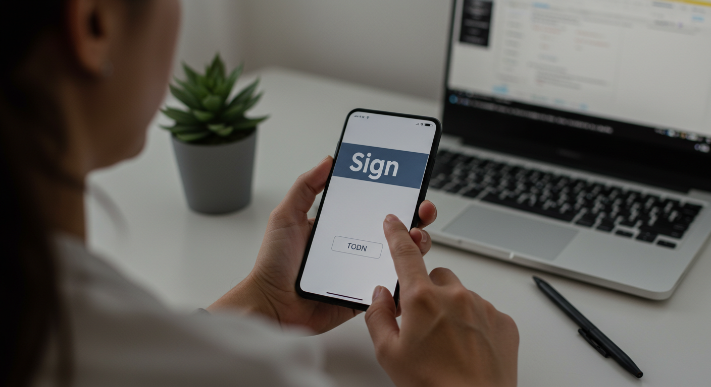 Ultra modern E-Signatures application interface